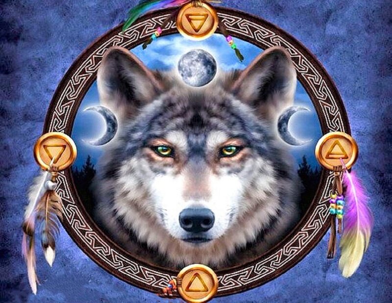 Wolf Head in Dreamcatcher