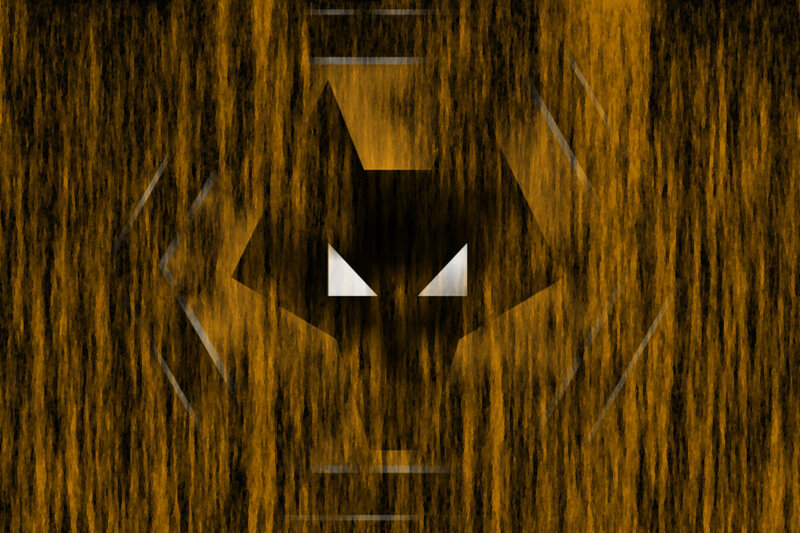 Wolf Head Logo — Brown