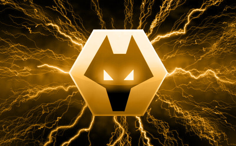 Wolf Head Logo — Gold, Dramatic, Digital Art