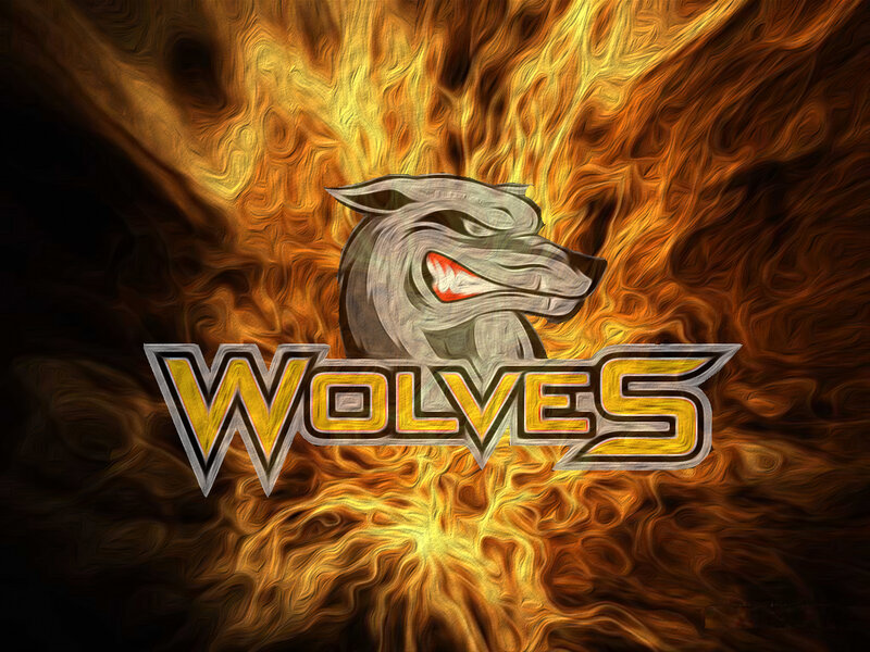 Wolf Head Logo — Orange