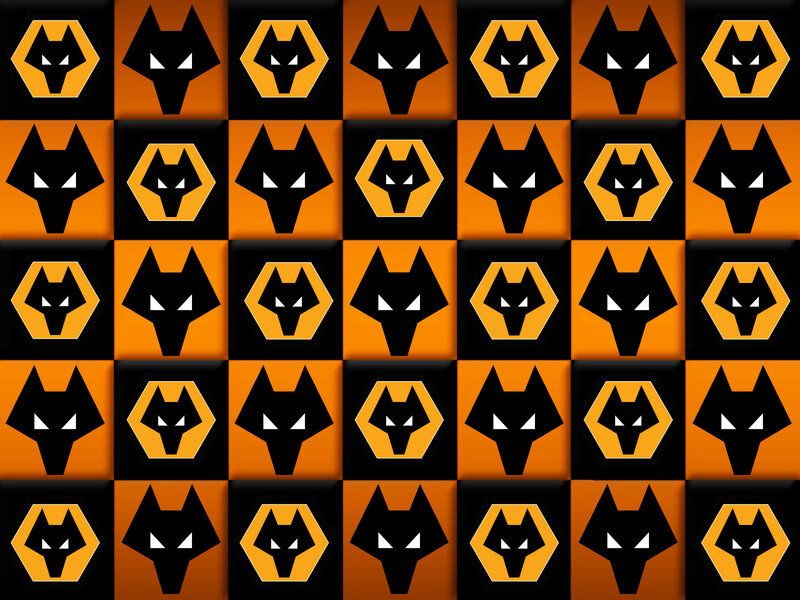 Wolf Head Logo Pattern