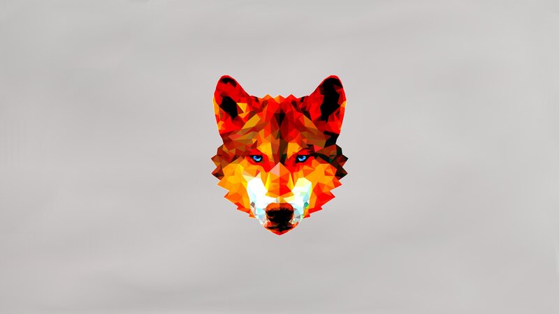 Wolf Head — Red