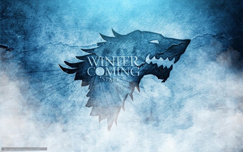 Wolf Head Silhouette — Blue, Dramatic