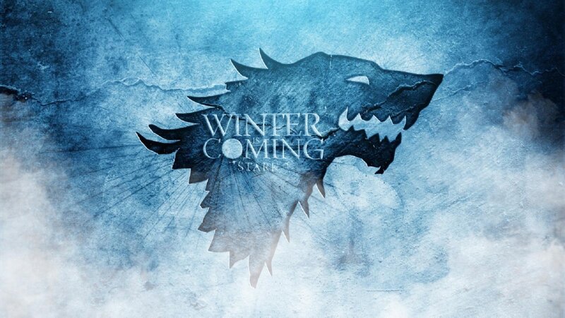 Wolf Head Silhouette — Blue