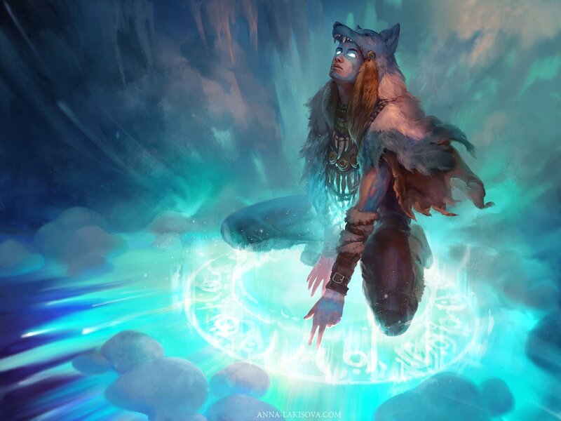 Wolf-headed Figure
