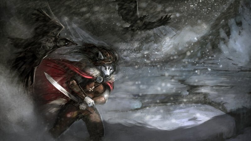 Wolf-headed Warrior — Gray