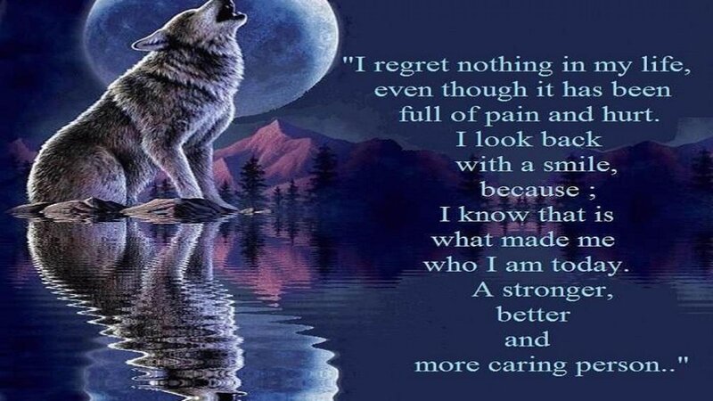 Wolf Howling at Moon — Blue, Dramatic, Night, Digital Art, Mountains, Lake