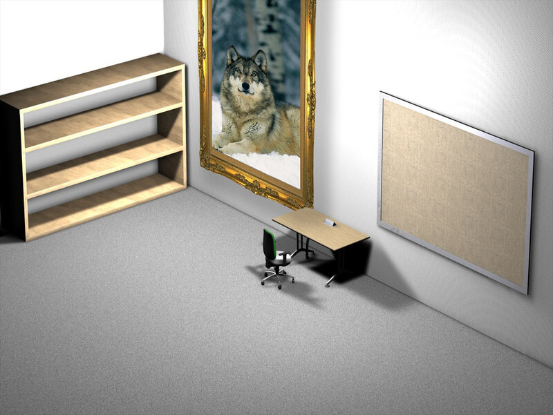 Wolf in a Painting