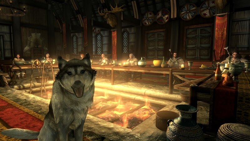 Wolf in a Tavern