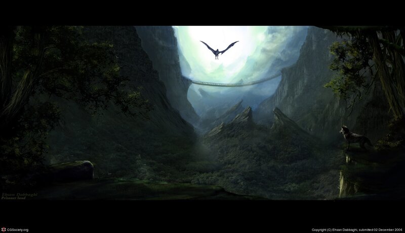 Wolf in Canyon