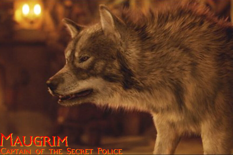 Wolf in Profile — Brown, Dramatic
