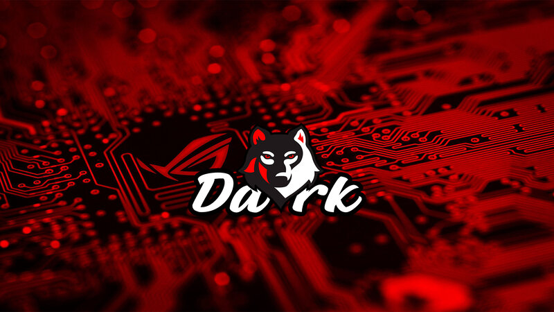 Wolf Logo on Circuit Board