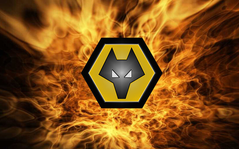 Wolf Logo on Fire