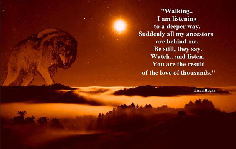 Wolf on a Hill — Red
