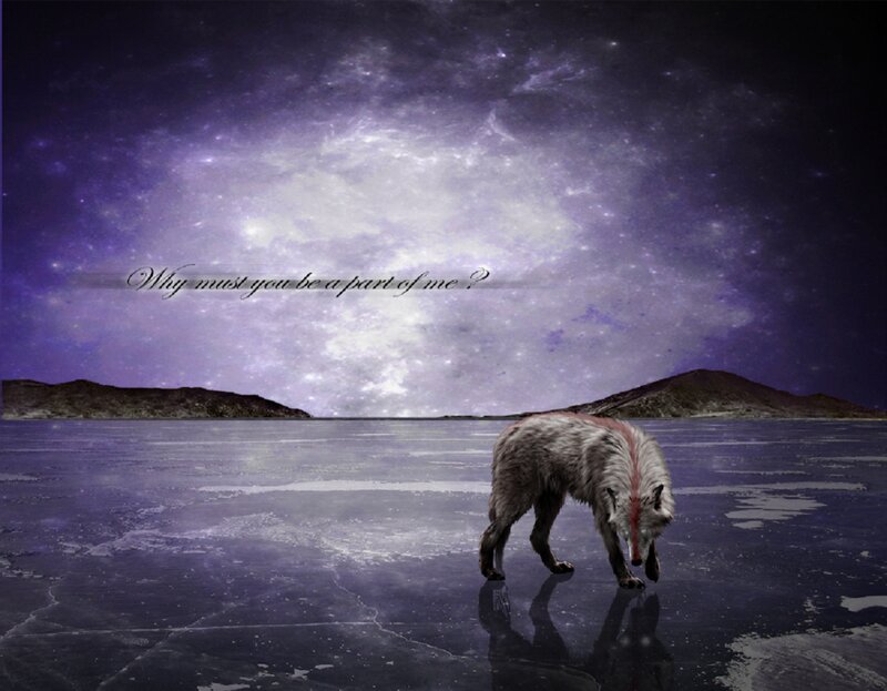 Wolf on Ice — Purple