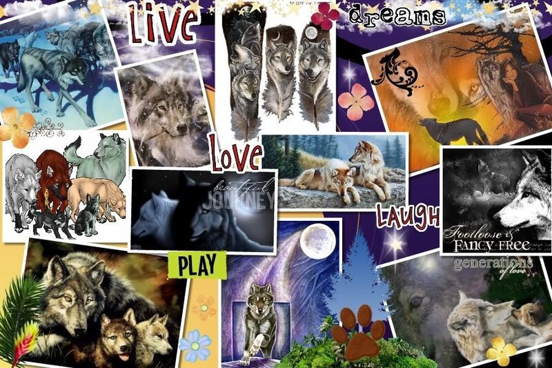 Wolf Pack Collage