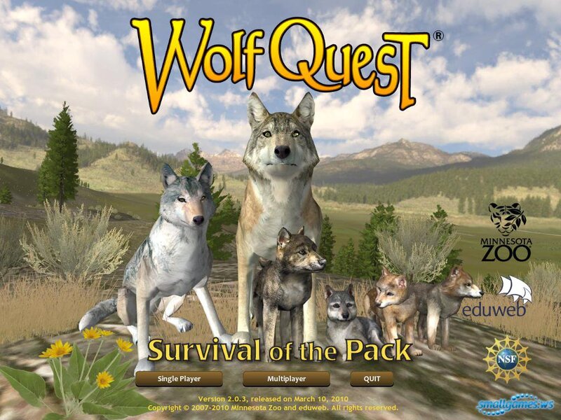 Wolf Pack in Landscape