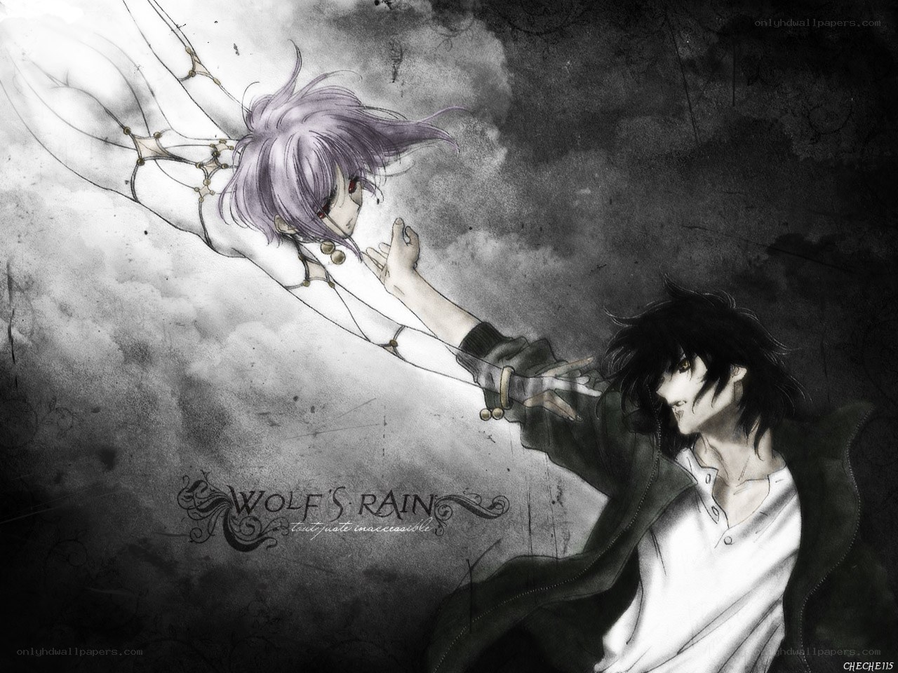 wolf's rain anime art