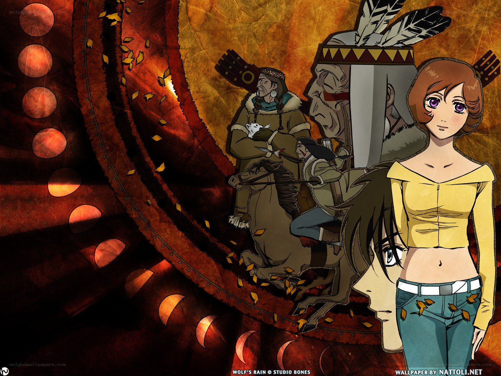 Wolf's Rain anime scene
