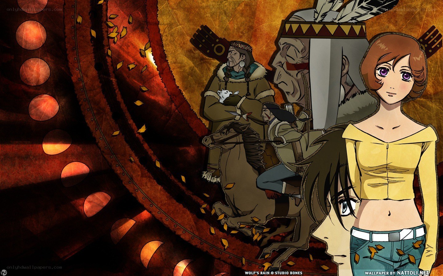 Wolf's Rain anime scene