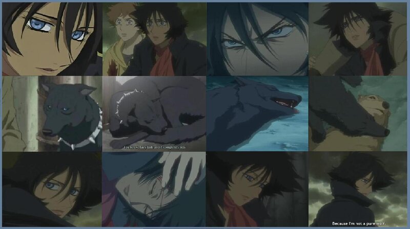 Wolf's Rain character collage