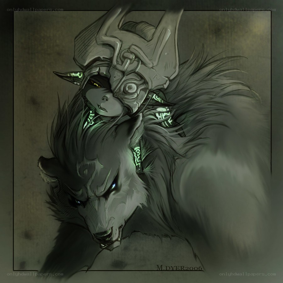 wolf warrior with glowing eyes