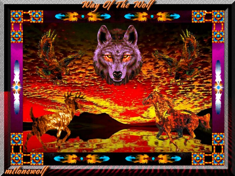 Wolf with Animals
