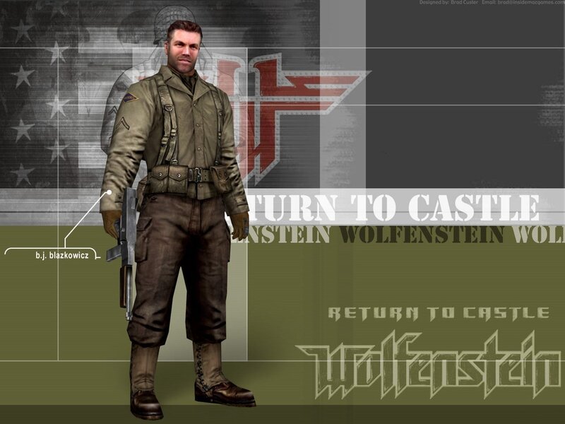 Wolfenstein character artwork