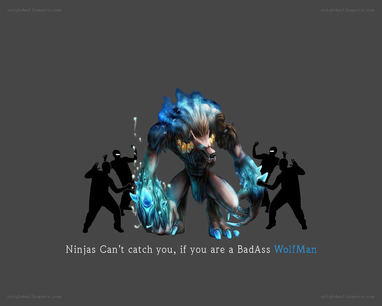 Wolfman vs Ninjas