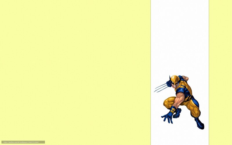 Wolverine action pose