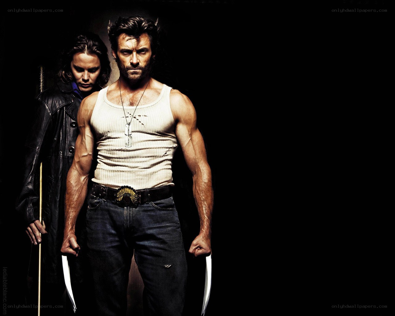 Wolverine and a companion