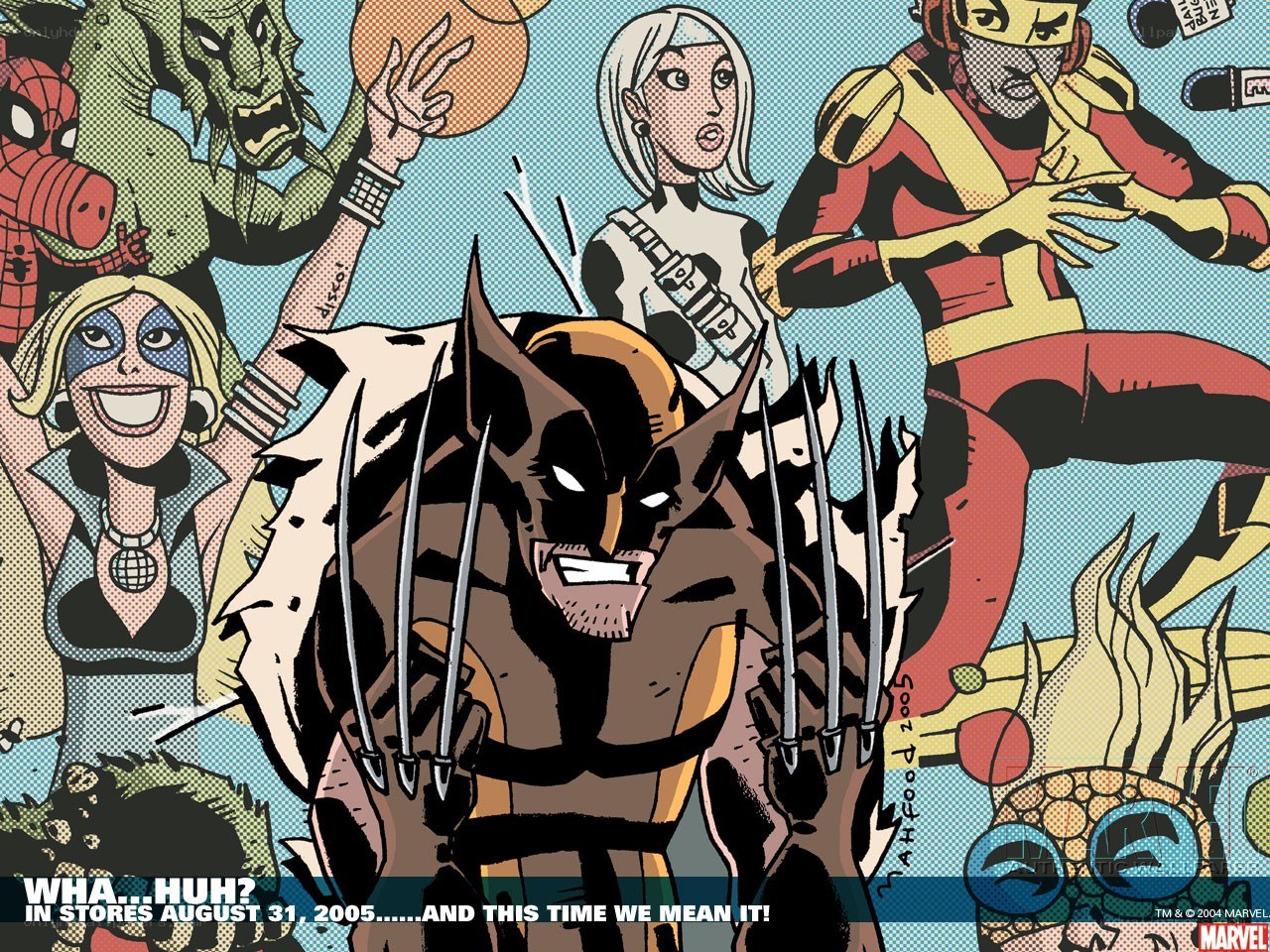 Wolverine and Marvel heroes