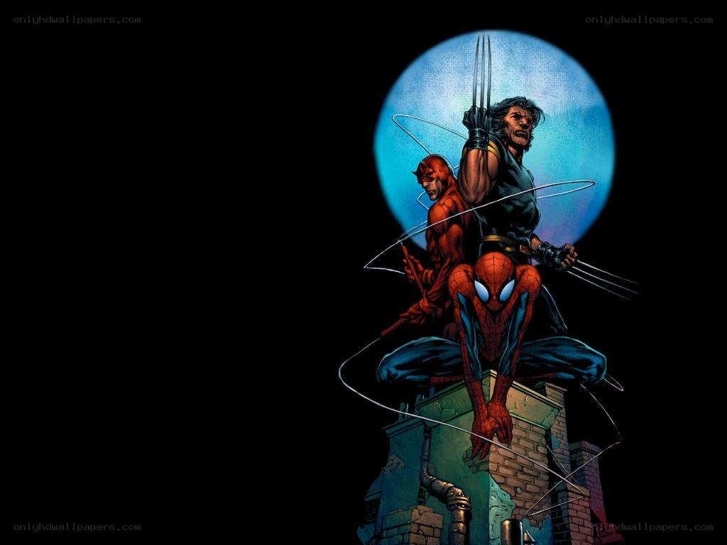 Wolverine and Spider-Man in action