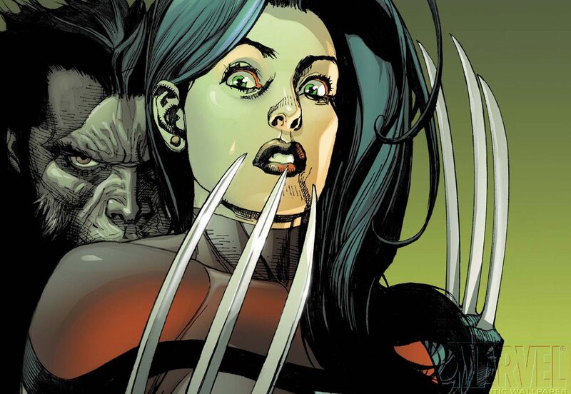 Wolverine and X-23 comic panel