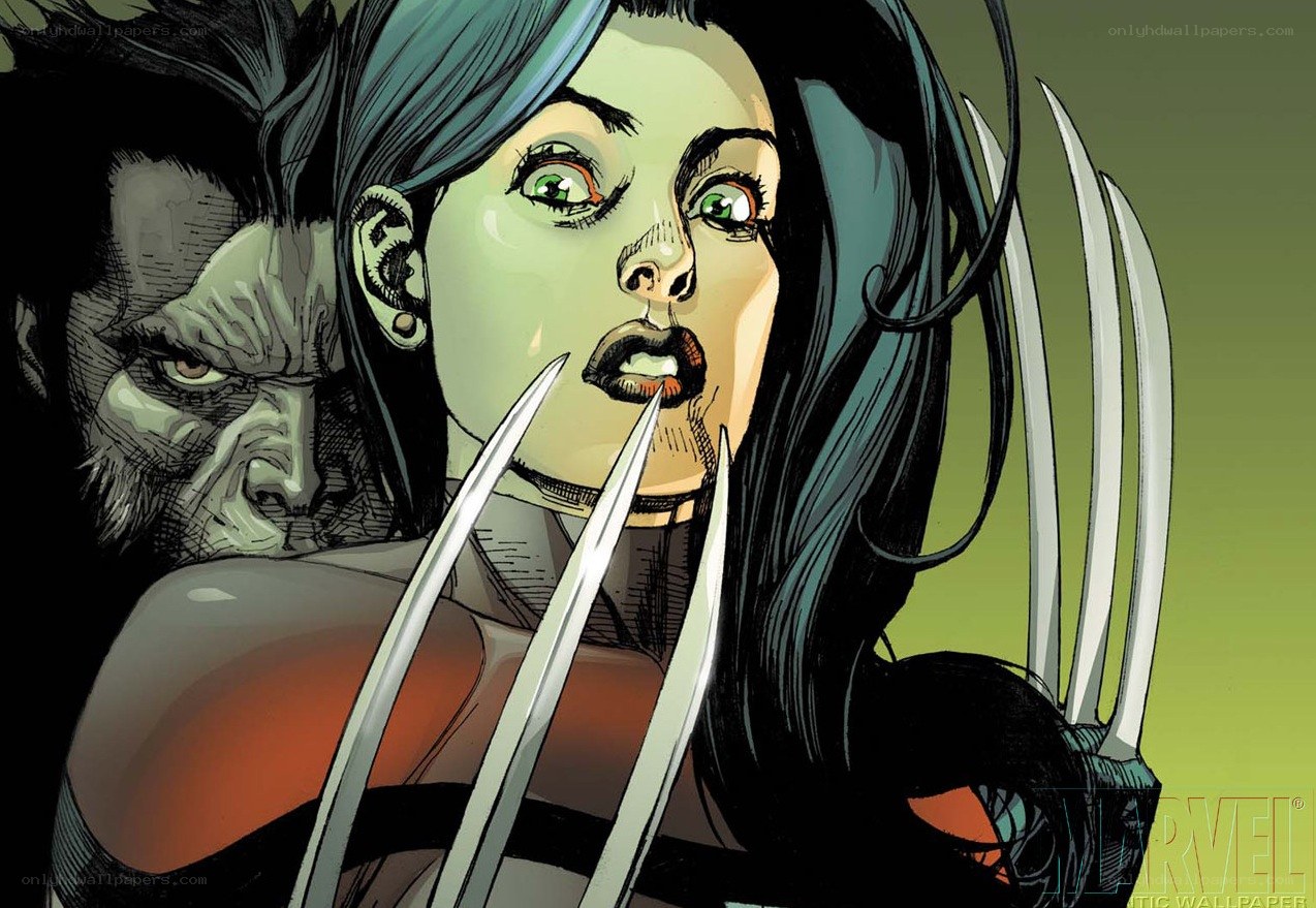 Wolverine and X-23 comic panel