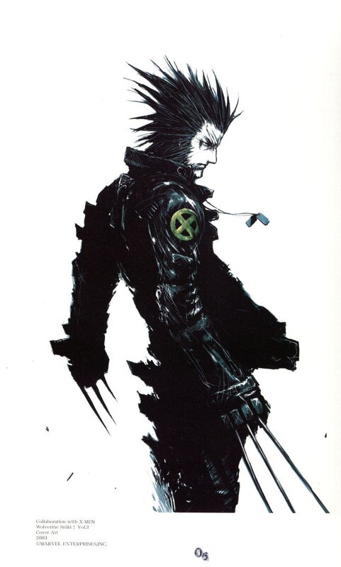 Wolverine character art