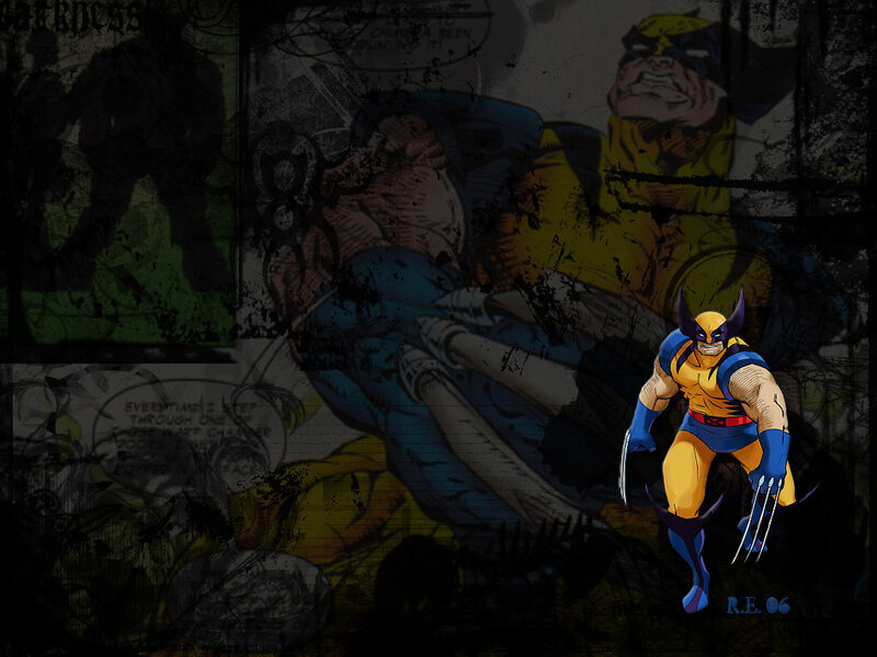 Wolverine Character — Black, Dark