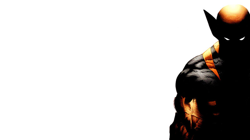 Wolverine Character — Black, Dramatic, Comic, Mask