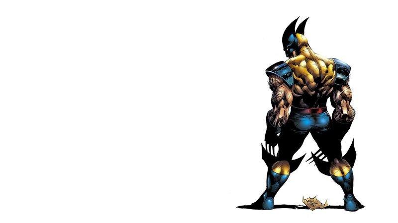 Wolverine Character — Blue, Dramatic, Comic, Comic Book Art