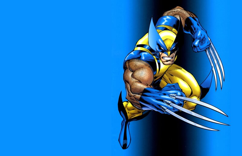 Wolverine Character — Blue