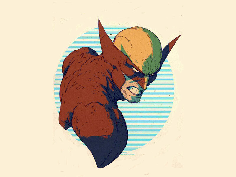 Wolverine Character — Brown
