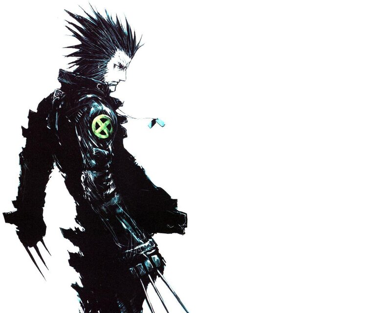 Wolverine character illustration