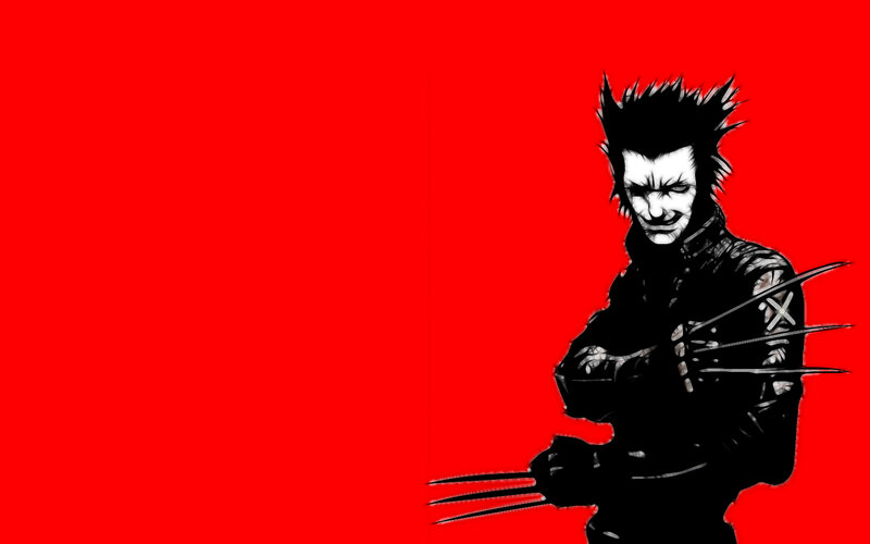 Wolverine character illustration