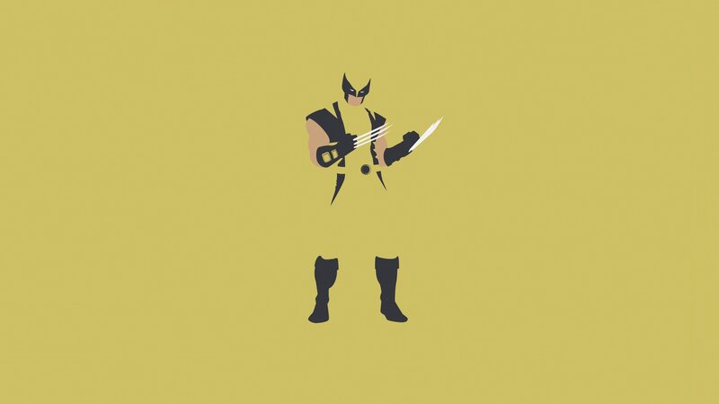Wolverine character illustration