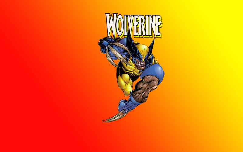 Wolverine Character — Red, Dramatic, Comic, Claws