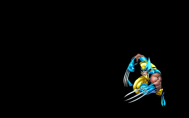 Wolverine Character — Yellow, Dramatic, Comic, Claws, Suit