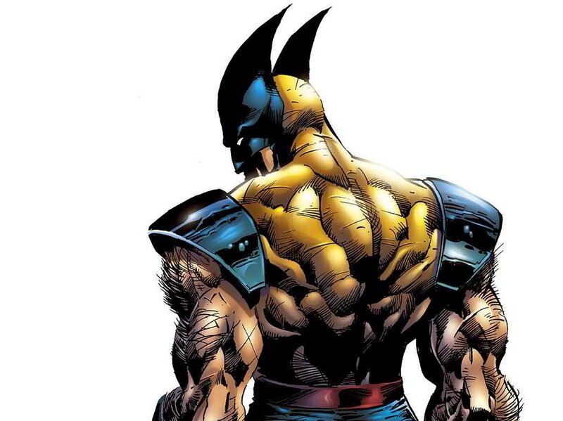 Wolverine Character — Yellow, Dramatic, Comic
