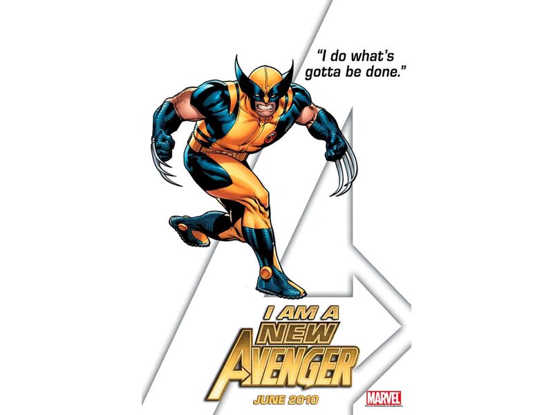 Wolverine Character — Yellow