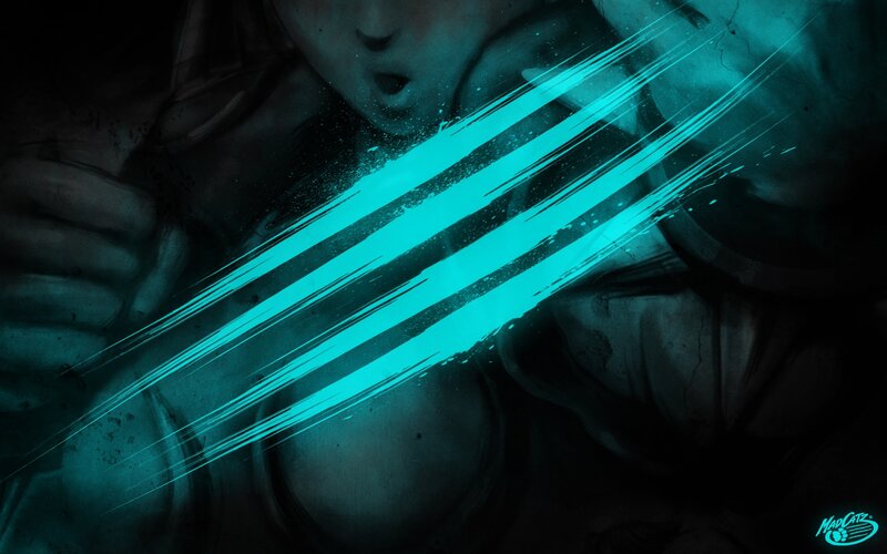 Wolverine claw attack