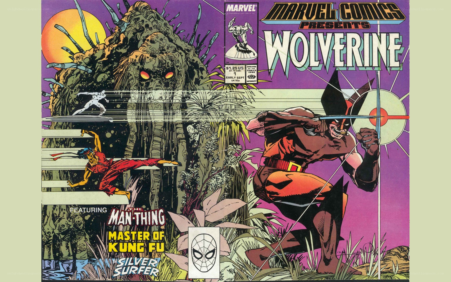 Wolverine comic book cover